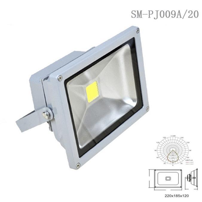 燧明IP65大功率LED20瓦泛光燈6500K