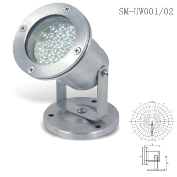 燧明SM-UW001LED立式水底燈2W