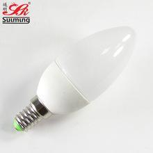 燧明led陶瓷蠟燭燈 3w蠟燭燈泡led e14 臺燈燈泡湖南照明廠家直銷