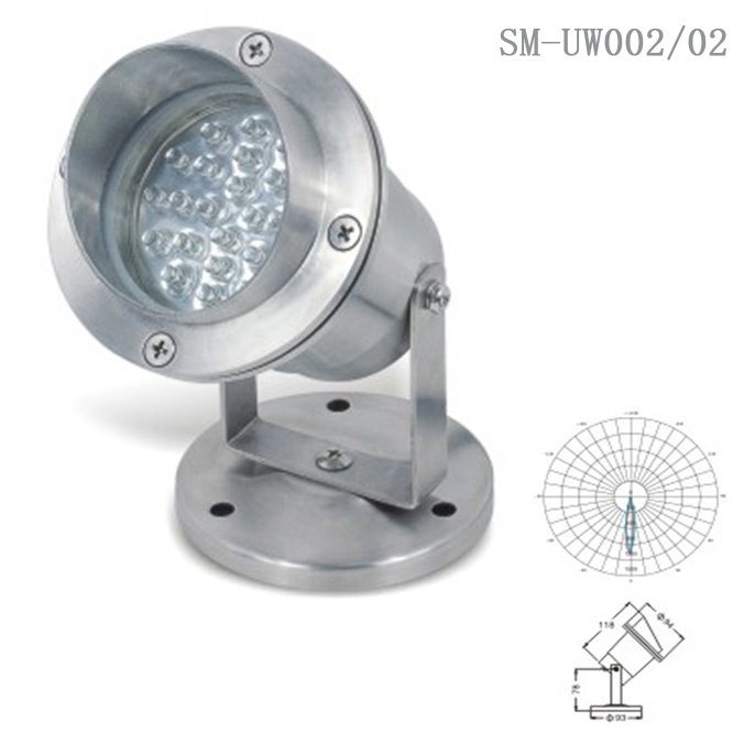 燧明SM-UW002LED立式水底燈2W